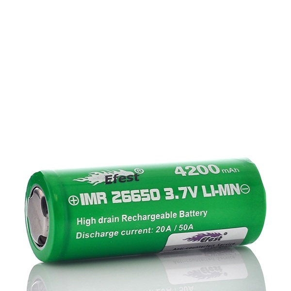 Efest IMR 26650 4200 mAh 50A Green Battery